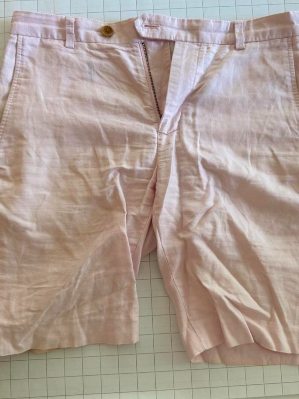 Brooks Brothers Bermuda Shorts — Baird McNutt Irish Linen, W32